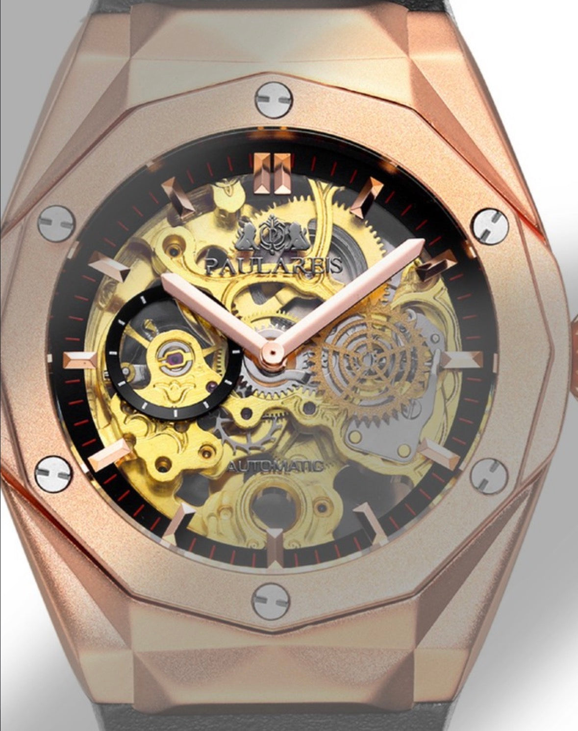 Paula Reis Skeleton Automático / ORO ROSA™