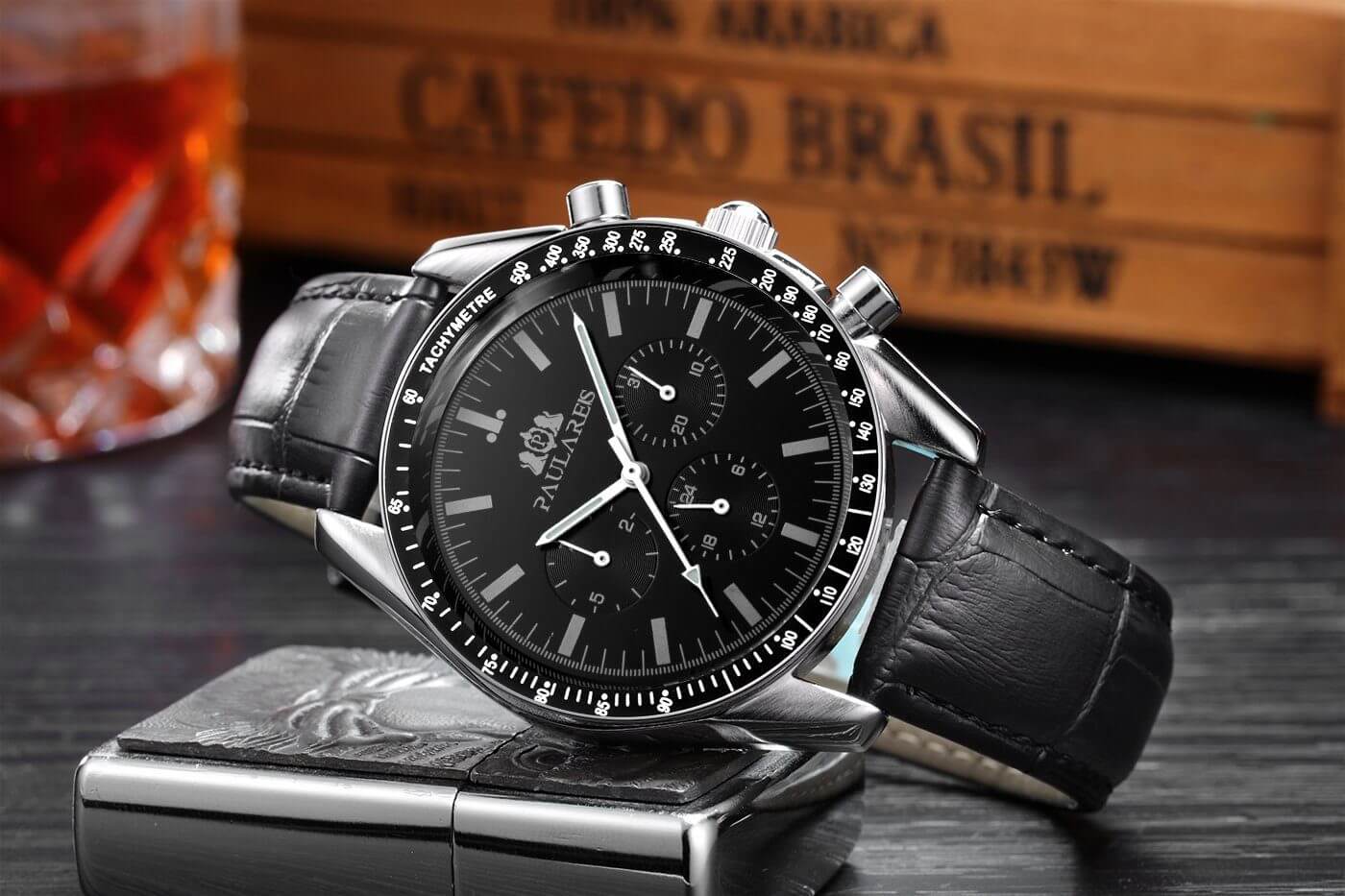 PAULA REISPaula Reis F3 Automatic / LEATHER BLACK™ Paulareis Watches