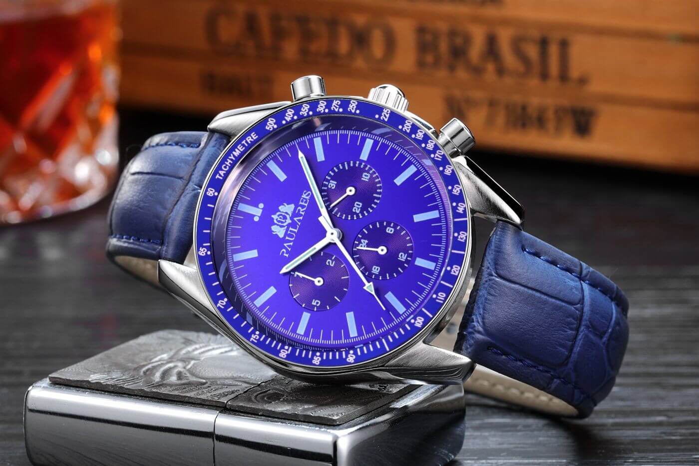 PAULA REISPaula Reis F3 Automatic / LEATHER BLUE™ Paulareis Watches