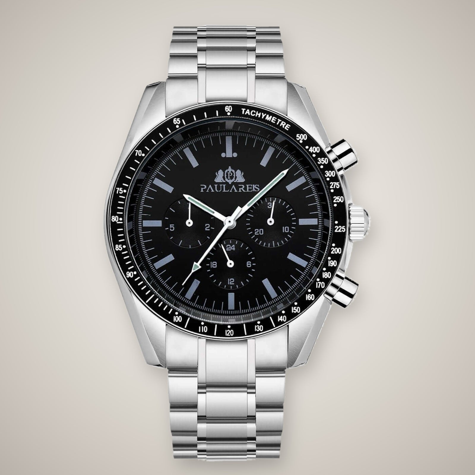 Paula Reis Watches F3 Automatic SILVER BLACK Luxury Timepiece