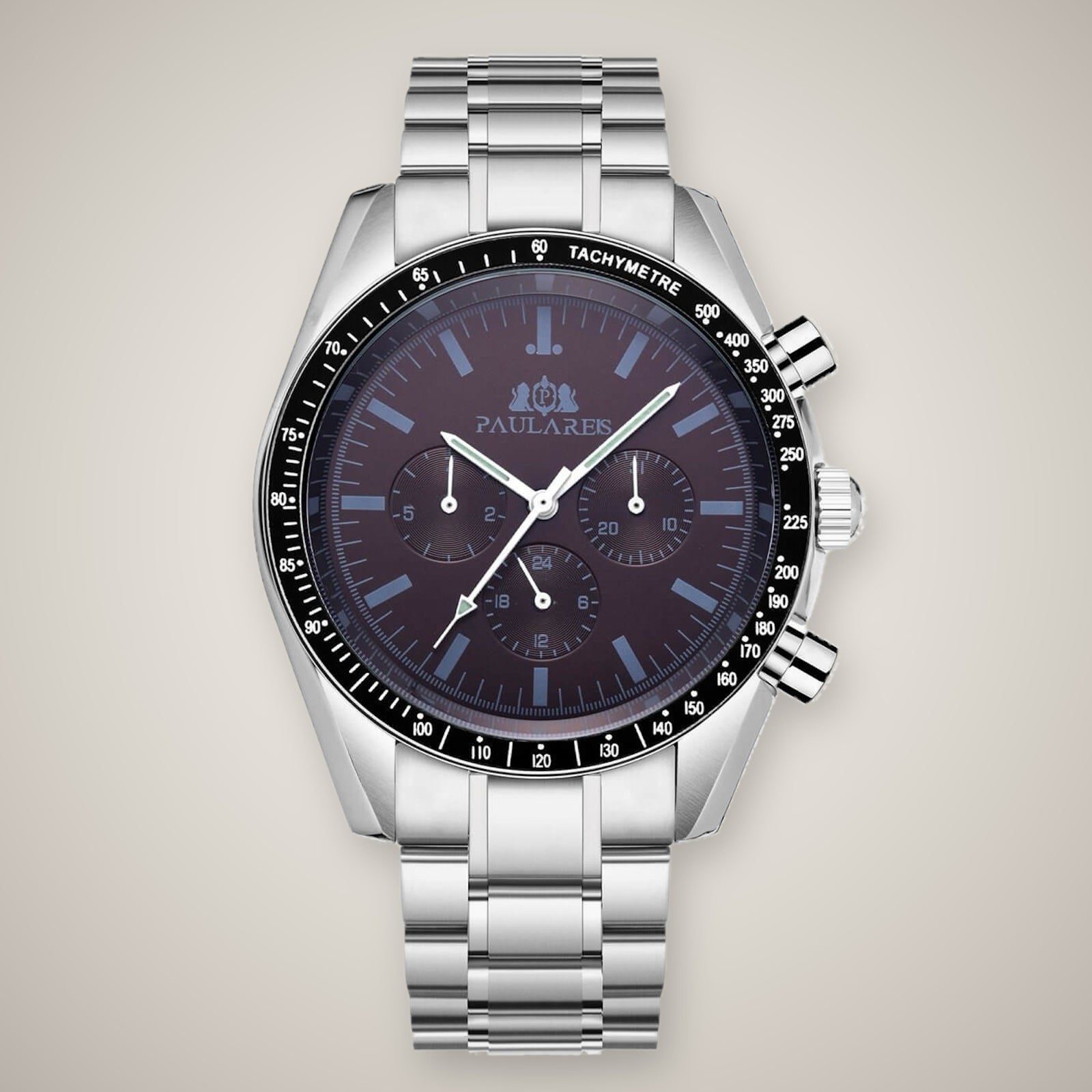 Paula Reis F3 Automatic / Silver Coffee watch