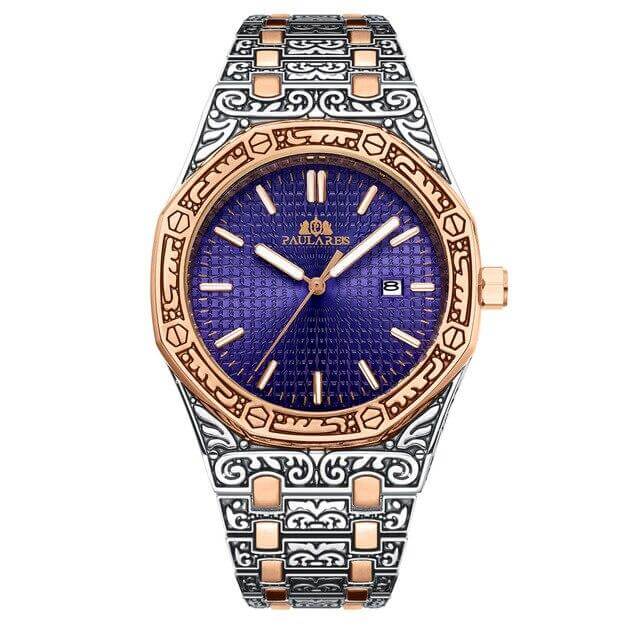 PAULA REISPaula Reis Platinum Quartz / Limited Edition Paulareis Watches Silver Blue