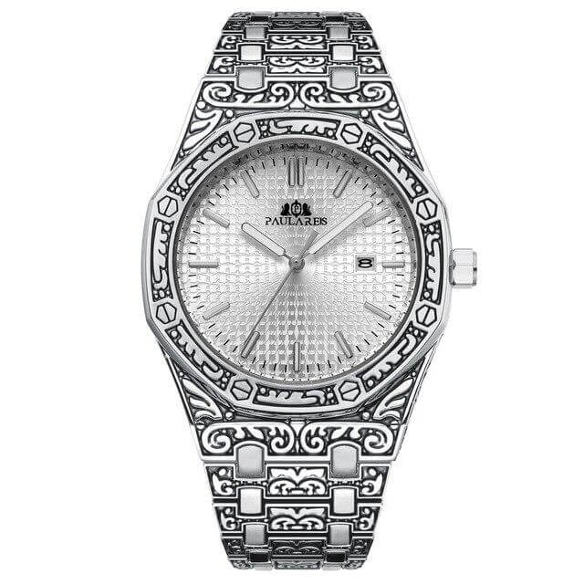 PAULA REISPaula Reis Platinum Quartz / Limited Edition Paulareis Watches Silver Blue