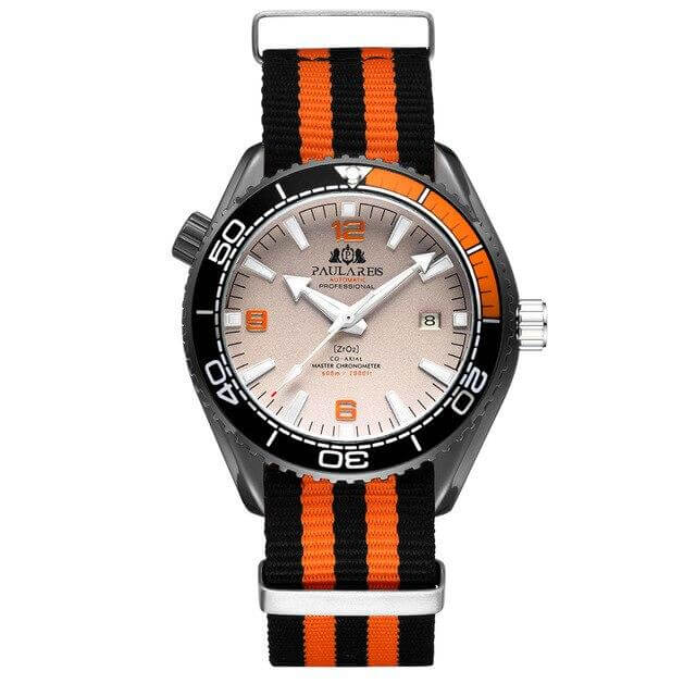 Paula Reis Prestige 2 strap™ Paulareis Watches Black Orange Grey