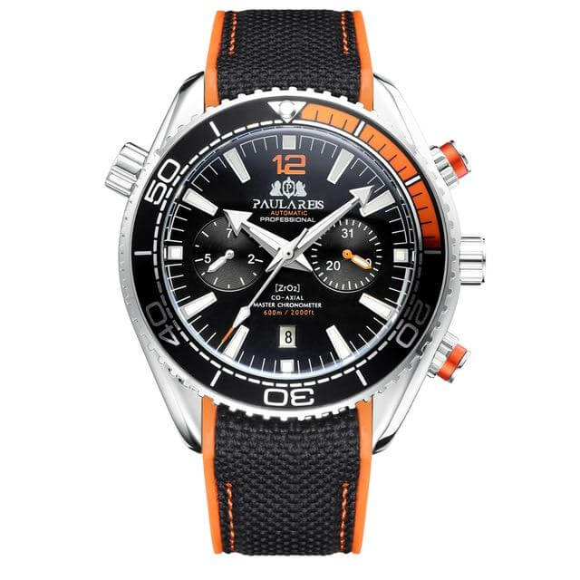Paula Reis Prestige Automatic 3™ Paulareis Watches White Orange Black