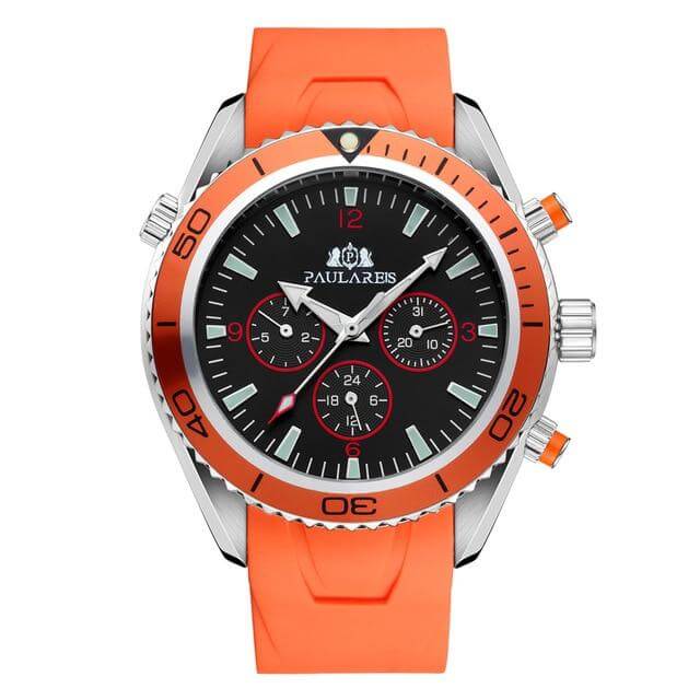 Paula Reis Prestige Automatic 4™ Paulareis Watches Rubber Orange