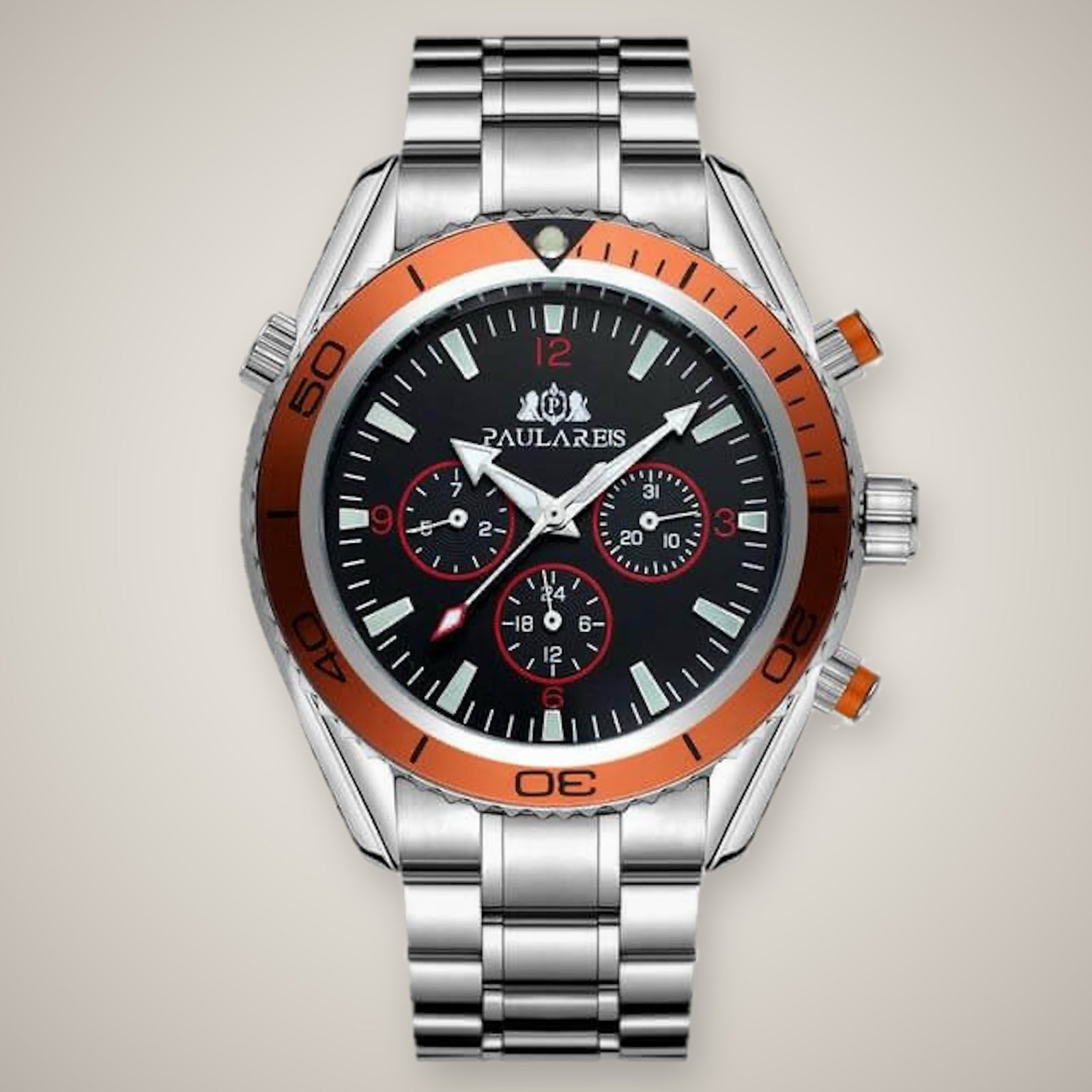 Paula Reis Prestige Automatic 4™ Paulareis Watches Steel Orange