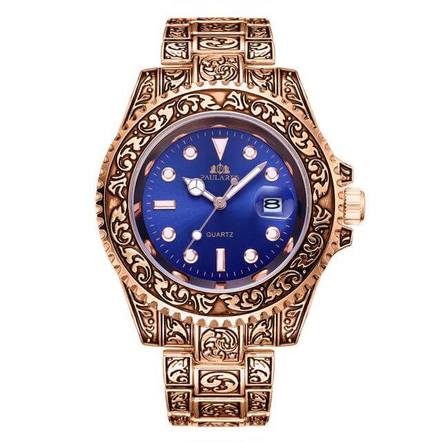 PAULA REISPaula Reis Sailor Quartz / Limited Edition Paulareis Watches Gold Blue