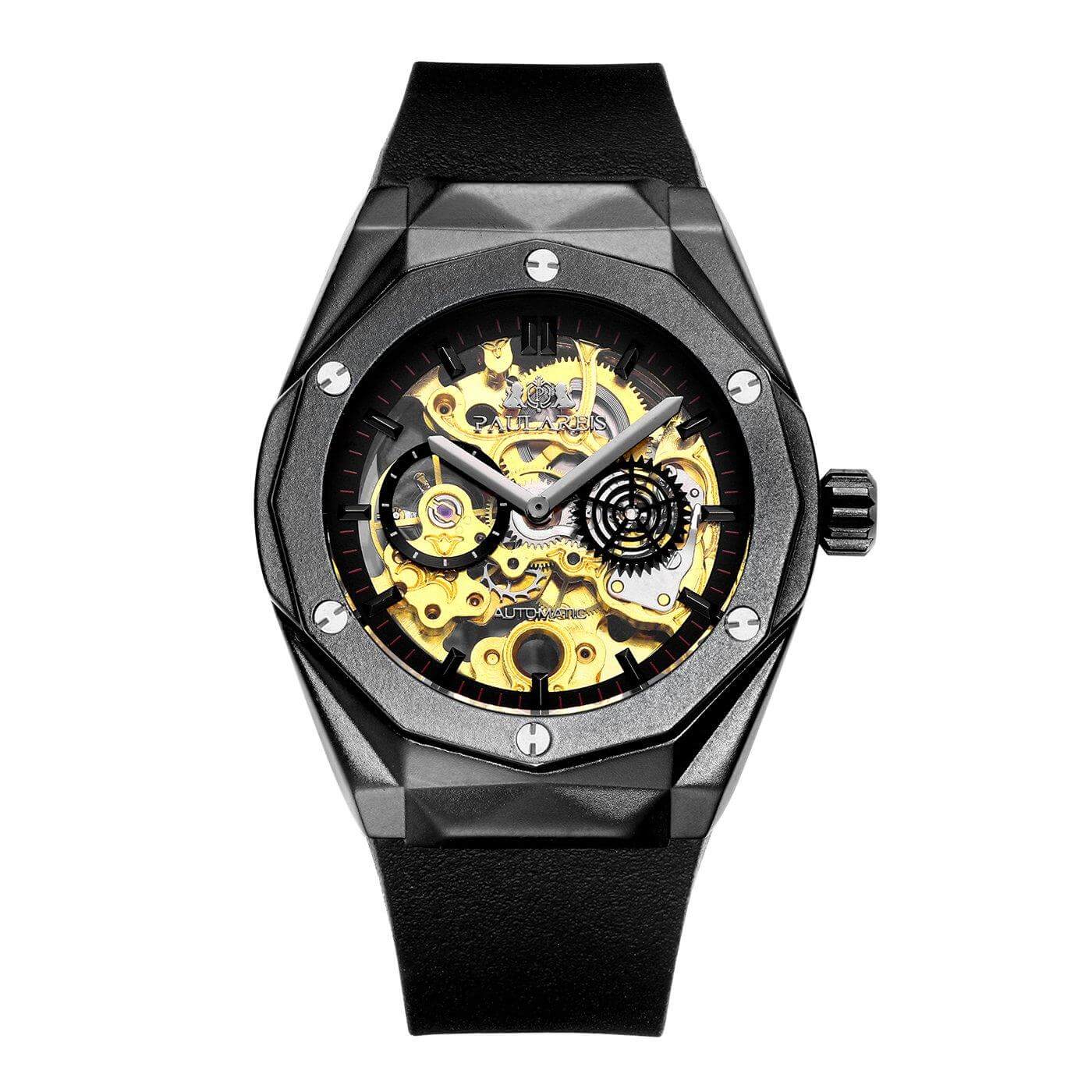 Paula Reis Skeleton Automatic / FULL BLACK™ Paulareis Watches