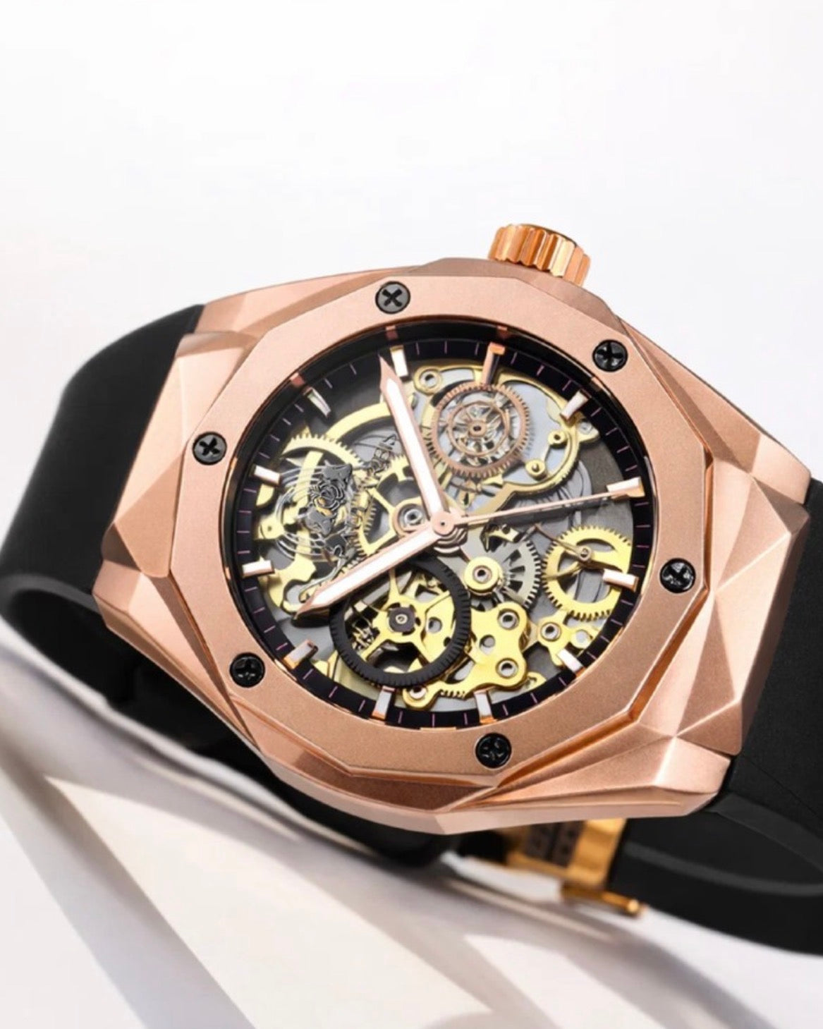 Paula Reis Skeleton Automático / ORO ROSA™