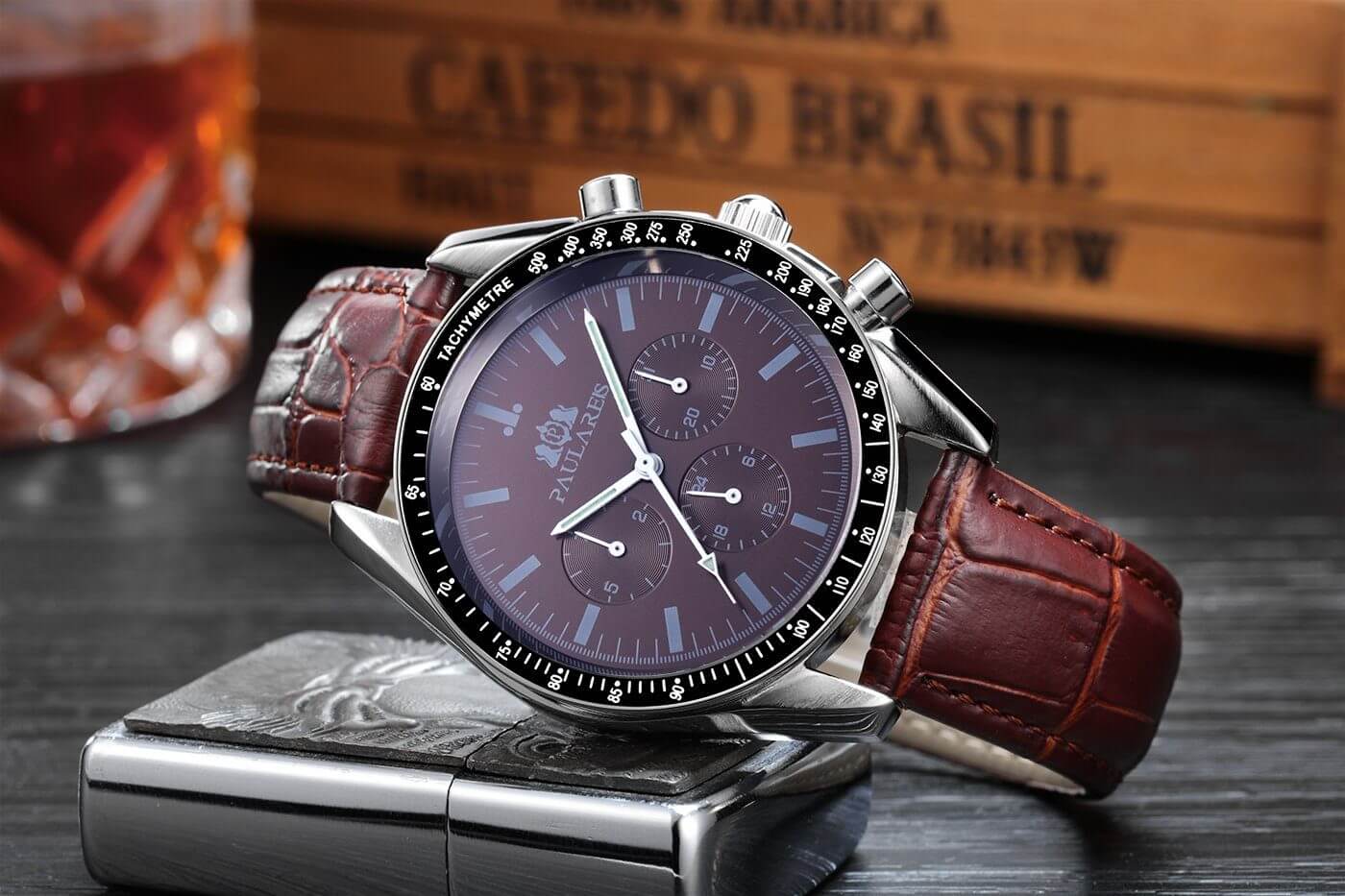 PAULA REISPaula Reis F3 Automatic / LEATHER COFFEE ™ Paulareis Watches 