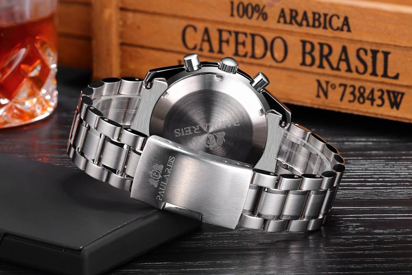 Paula Reis Watches F3 Automatic SILVER BLACK  Luxury Timepiece