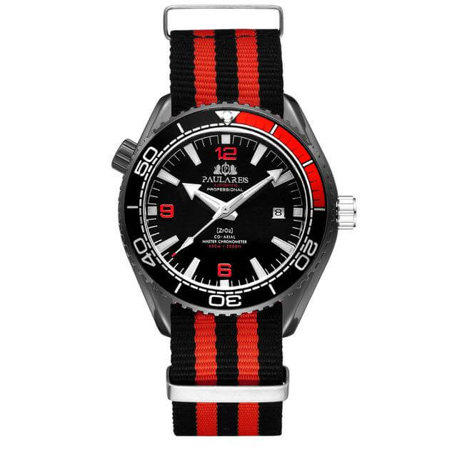 Paula Reis Prestige 2 strap™ Paulareis Watches Black Red Black 
