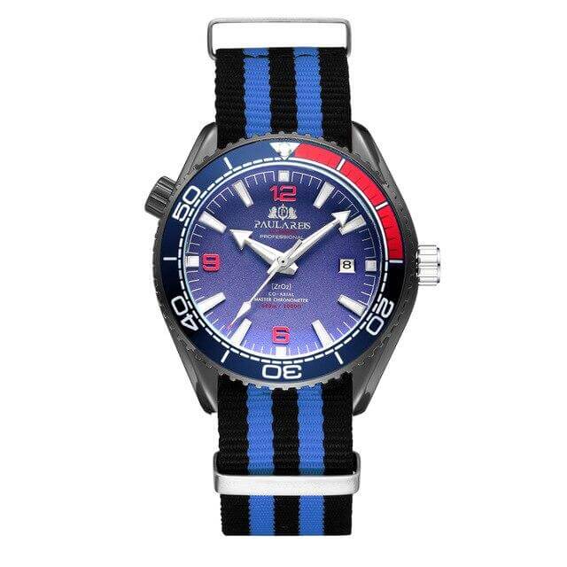 Paula Reis Prestige 2 strap™ Paulareis Watches Black Red Blue 