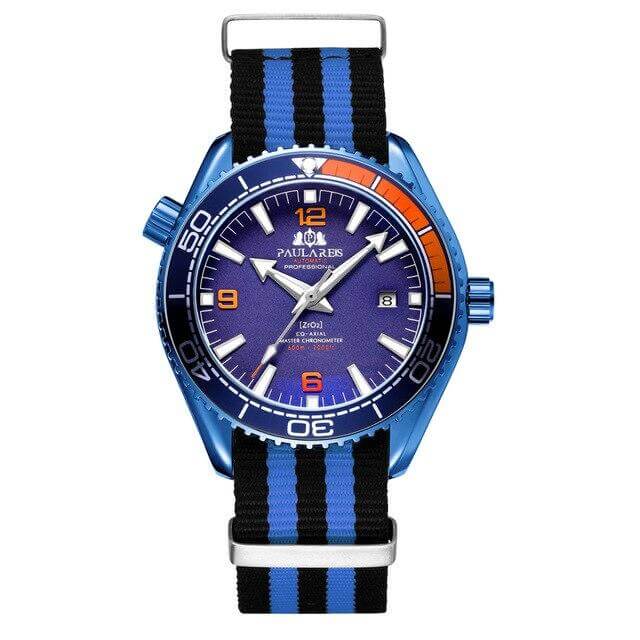 Paula Reis Prestige 2 strap™ Paulareis Watches Blue Orange 