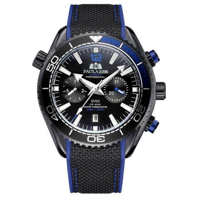 Paula Reis Prestige Automatic 3™ Paulareis Watches Black Blue Black 