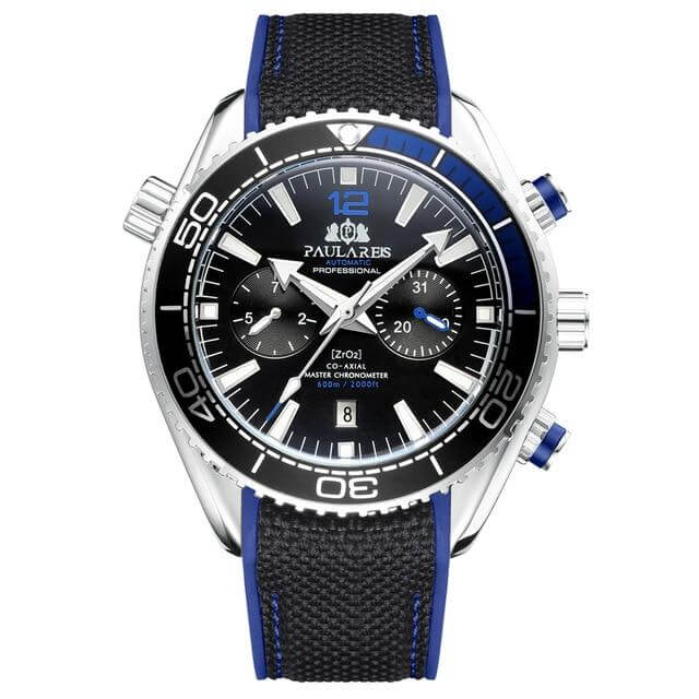 Paula Reis Prestige Automatic 3™ Paulareis Watches White Blue Black 