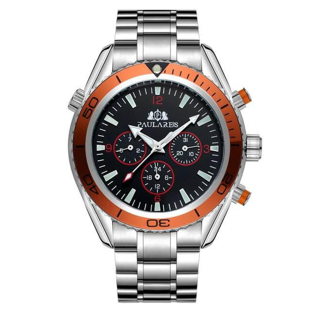Paula Reis Prestige Automatic 4™ Paulareis Watches Steel Orange 