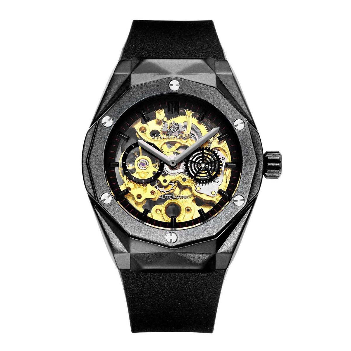 Paula Reis Skeleton Automatic / FULL BLACK™ Paulareis Watches 