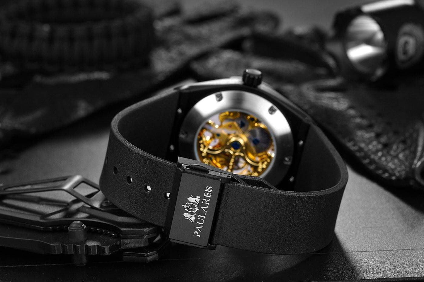 Paula Reis Skeleton Automatic / FULL BLACK™ Paulareis Watches 