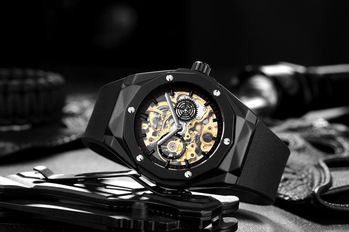 Paula Reis Skeleton Automatic / FULL BLACK™ Paulareis Watches 