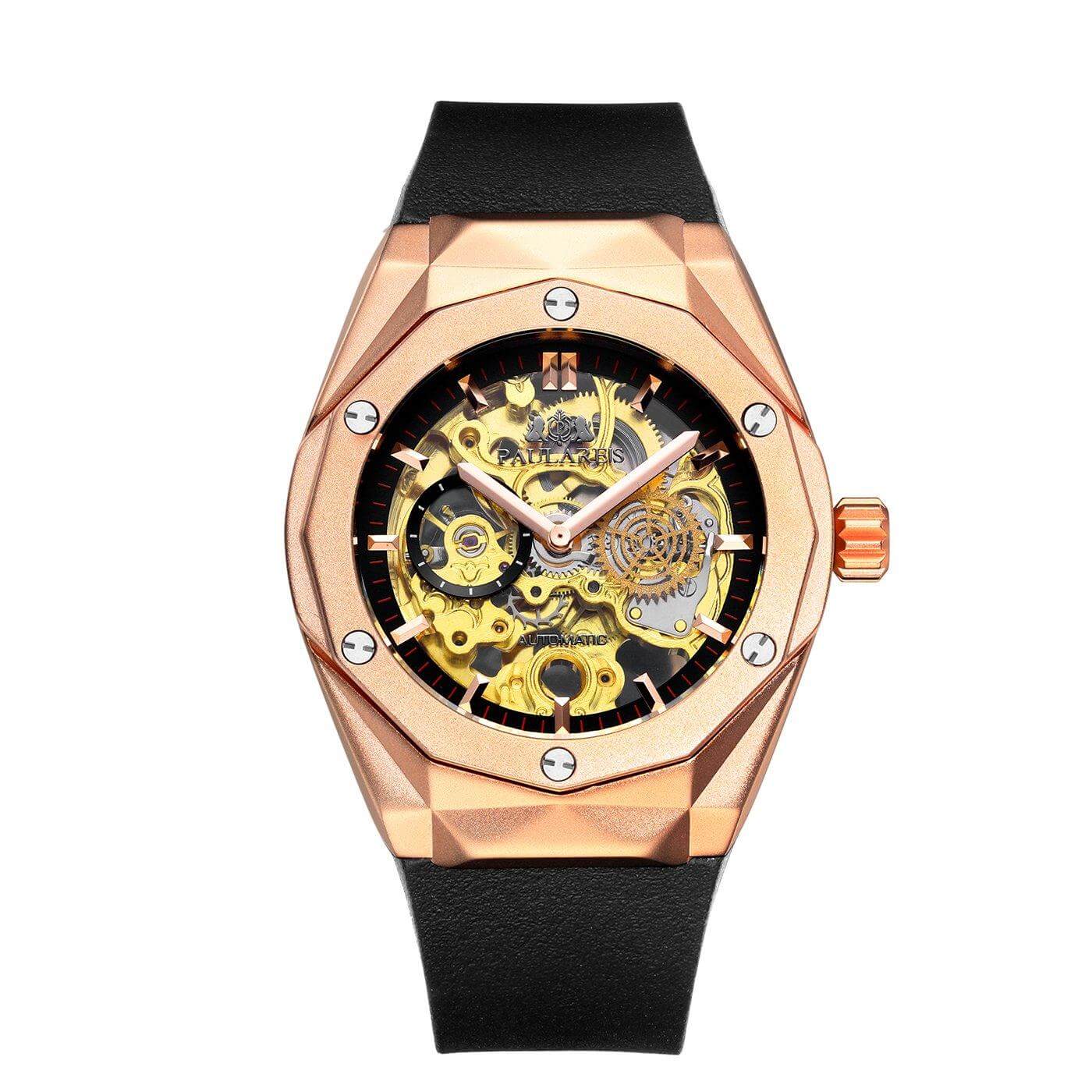 Paulareis Automatic Watch Paula Reis Skeleton Automatic PINK GOLD